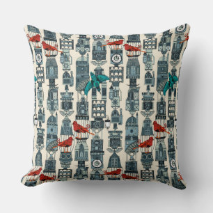 steampunk towers cushion