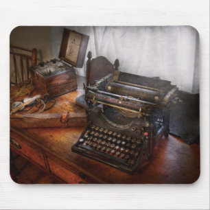Steampunk - Typewriter - The secret messenger Mouse Pad