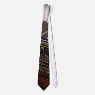 Steampunk - Typewriter - The secret messenger Tie