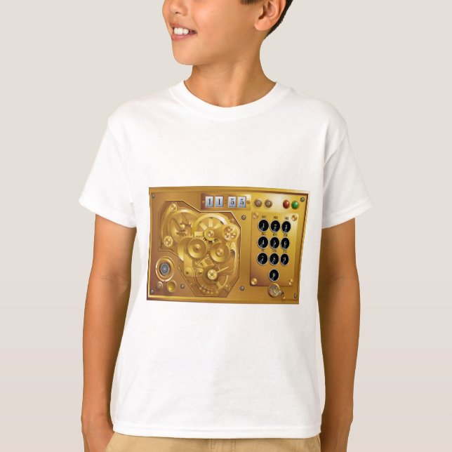 Steampunk Uhr T-Shirt (Front)