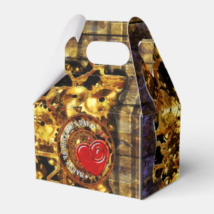 Steampunk Valentine's Day 1B Tent Favour Box Favour Box