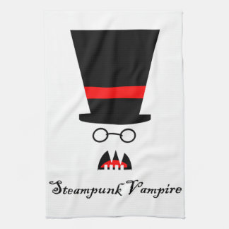 Steampunk Vampire Tea Towel