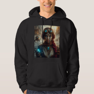 Steampunk Victorian Industrial Lady Adventuress Hoodie