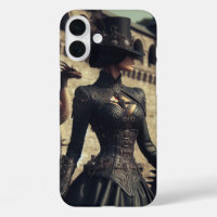 Steampunk Victorian Industrial Lady Dragon Rider