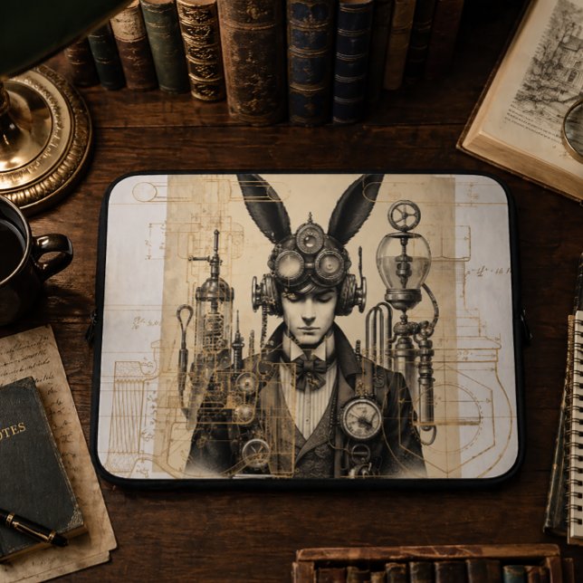 Steampunk Victorian Mechanical Laptop Sleeve (Creator Uploaded)