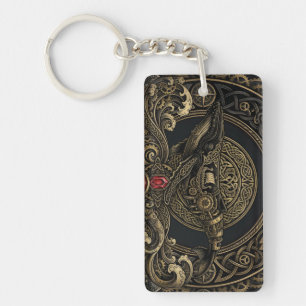 Steampunk Viking Whale – Guardian of the Northern Key Ring
