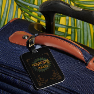 Steampunk Vintage Antique Personalised Luggage Tag