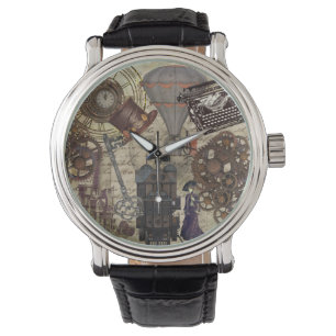 Steampunk Vintage Industrial Mechanical Gears Watch