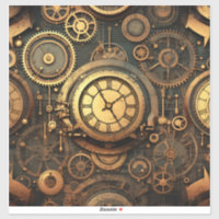 Steampunk Vinyl Sticker