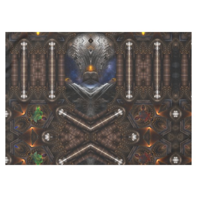 Steampunk Visions Tablecloth (Front (Horizontal))