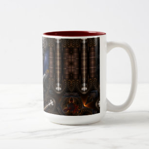 Steampunk Visions Two-Tone Coffee Mug