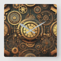 Steampunk Wall Clock