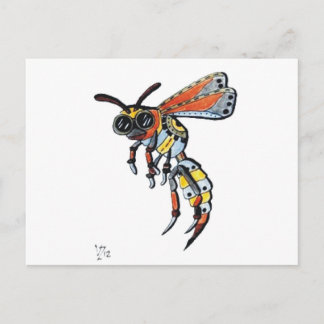 Steampunk Wasp.jpg Postcard
