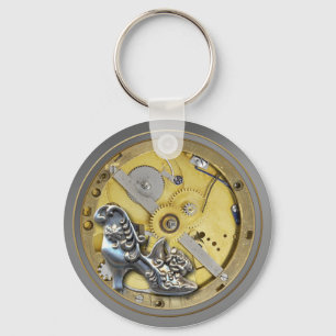 Steampunk Watchworks Key Keeper Ring