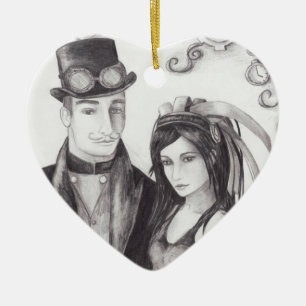 Steampunk Wedding Ornament Steampunk Ornament