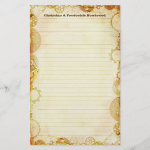 Steampunk Wedding, stationery