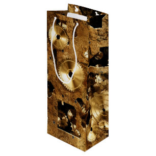 Steampunk Wine Gift Bag