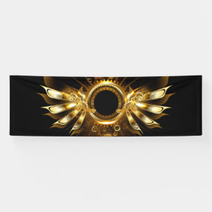 Steampunk wings banner
