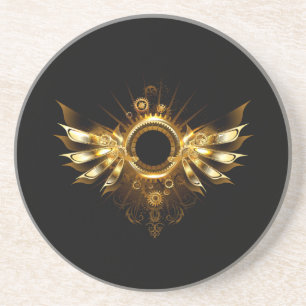 Steampunk wings coaster