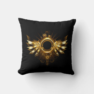 Steampunk wings cushion