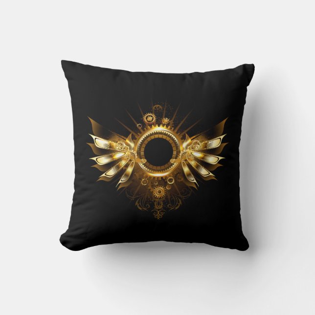 Steampunk wings cushion (Front)