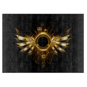 Steampunk wings cutting board
