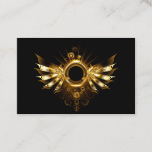 Steampunk wings discount card