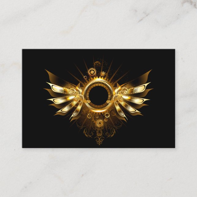 Steampunk wings discount card (Front)