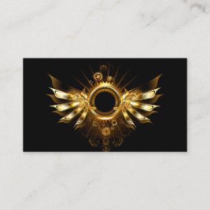 Steampunk wings enclosure card