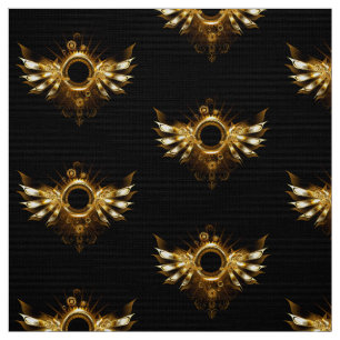 Steampunk wings fabric