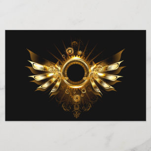 Steampunk wings flyer