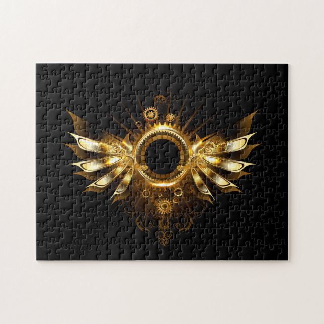 Steampunk wings jigsaw puzzle (Horizontal)