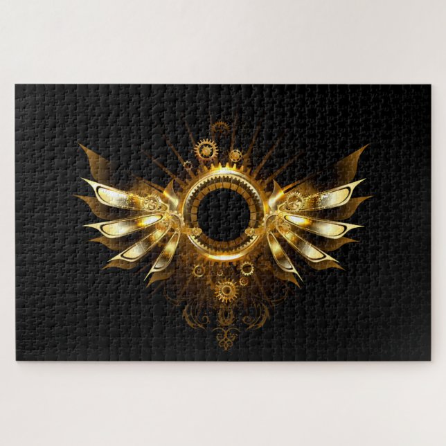 Steampunk wings jigsaw puzzle (Horizontal)
