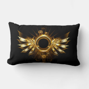 Steampunk wings lumbar cushion