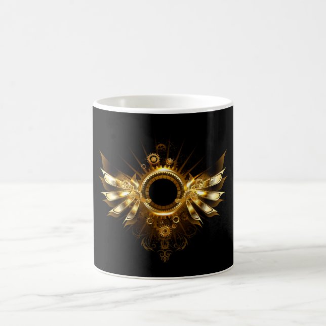 Steampunk wings magic mug (Center)