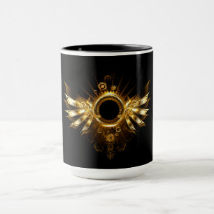 Steampunk wings mug