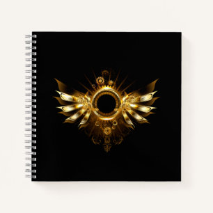 Steampunk wings notebook