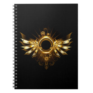 Steampunk wings notebook