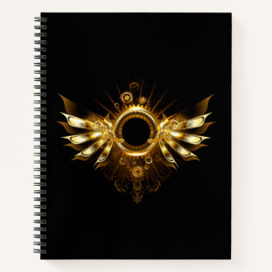 Steampunk wings notebook