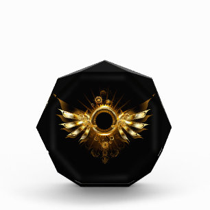 Steampunk wings photo block