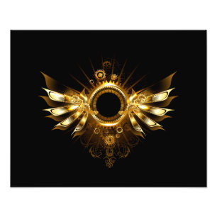 Steampunk wings photo print