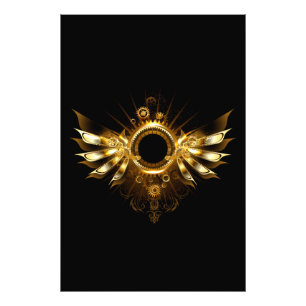 Steampunk wings photo print