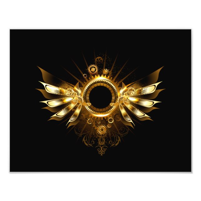 Steampunk wings photo print (Front)