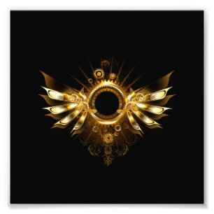 Steampunk wings photo print
