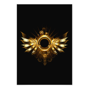 Steampunk wings photo print