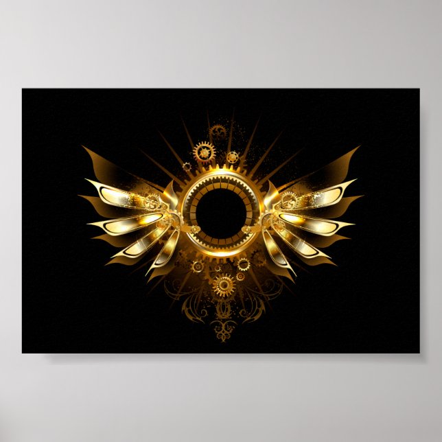Steampunk wings poster (Front)