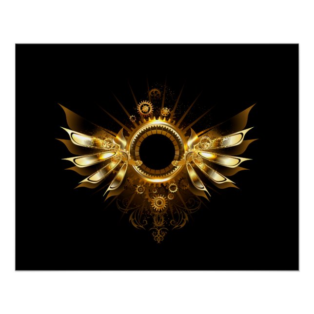 Steampunk wings poster (Front)