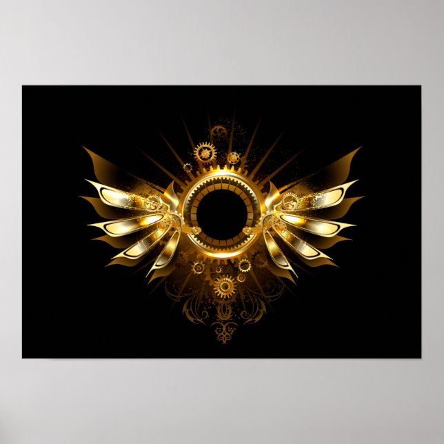 Steampunk wings poster (Front)
