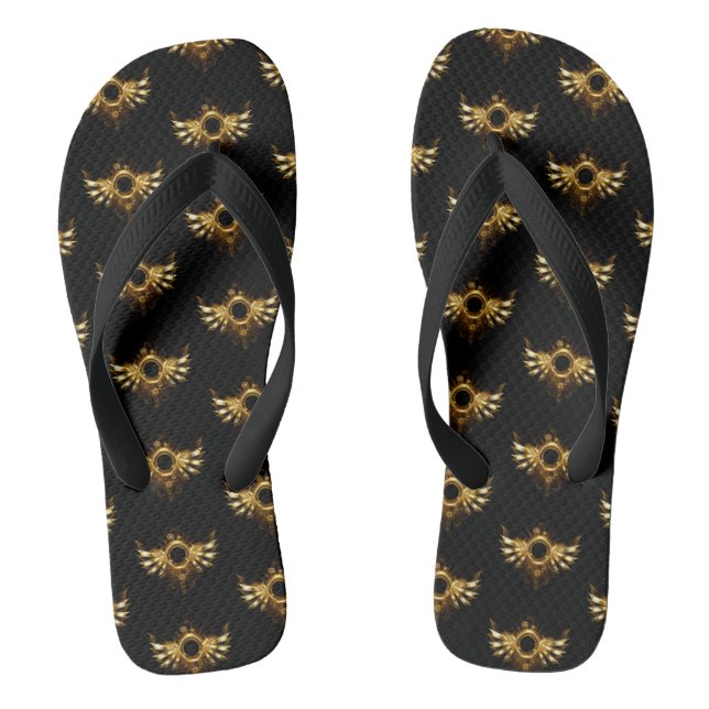 Steampunk wings thongs (Footbed)