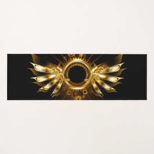 Steampunk wings yoga mat